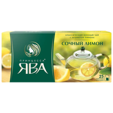 Чай Принцесса ЯВА Сочный лимон зеленый с/я