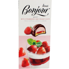 Десерт "Bonjour Souffle" клубника со сливками