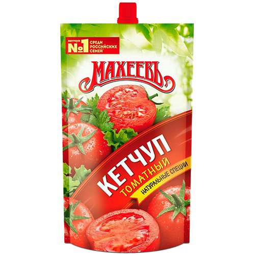 Кетчуп Махеев томатный дой-пак