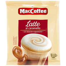 Кофе "МакКофе" Latte со вкусом карамели 22г