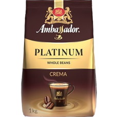 Кофе в зернах "Амбассадор" Platinum Crema Дойпак