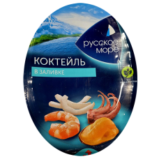 Коктейль "Русское море" из морепродуктов Классик в заливке Коррекс