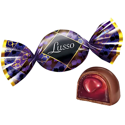 Конфеты "Lusso" со вкусом черной смородины