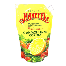 Майонез Махеев Лимонный сок дой-пак
