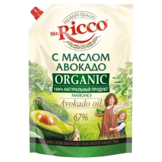 Майонез MR.RICCO Exstra Virgin c маслом Авокадо 67%