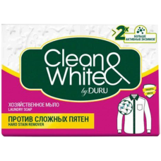 Мыло хозяйственное "DURU" Ciean&White Против Сложных Пятен