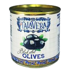 Оливки "Talavera" Черные без косточки ж/б Ключ