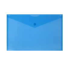 Папка-конверт "Calligrata" на кнопке А4 180мкм цвет Синяя