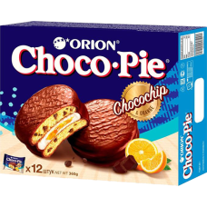 Печенье "ORION" Choco-Pie Апельсин