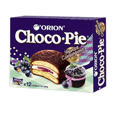 Печенье "ORION" Choco-Pie Черная смородина