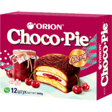 Печенье "ORION" Choco-Pie Вишня 12шт