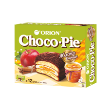 Печенье "ORION" Choco-Pie Яблоко-корица