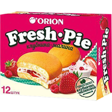 Печенье "ORION" Fresh Pie Клубника малина 12шт