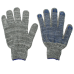 Перчатки 10класс (6) с ПВХ черные графит