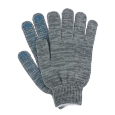 Перчатки 10класс (6) с ПВХ серые графит