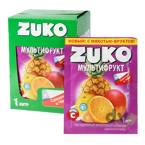 Растворимый напиток "Zuko" Мультифрукт