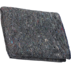 Салфетка хозяйственная "Доляна" с оверлоком 80*100см строчка 2,5мм цвет серая