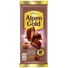 Шоколад ALPEN GOLD молочный Капучино