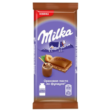 Шоколад "MILKA" Ореховая паста из фундука