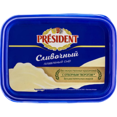 Сыр плавленый "President" Сливочный 45% Ванна