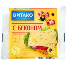 Сыр плавленый "Витако" Слайсы Бекон 35%