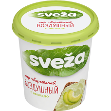 Сыр творожный "Sveza" Воздушный с Авокадо 60% п/стак