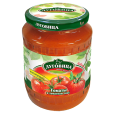 Томаты Луговица в томатном соке неочищенные ГОСТ с/бан ТО